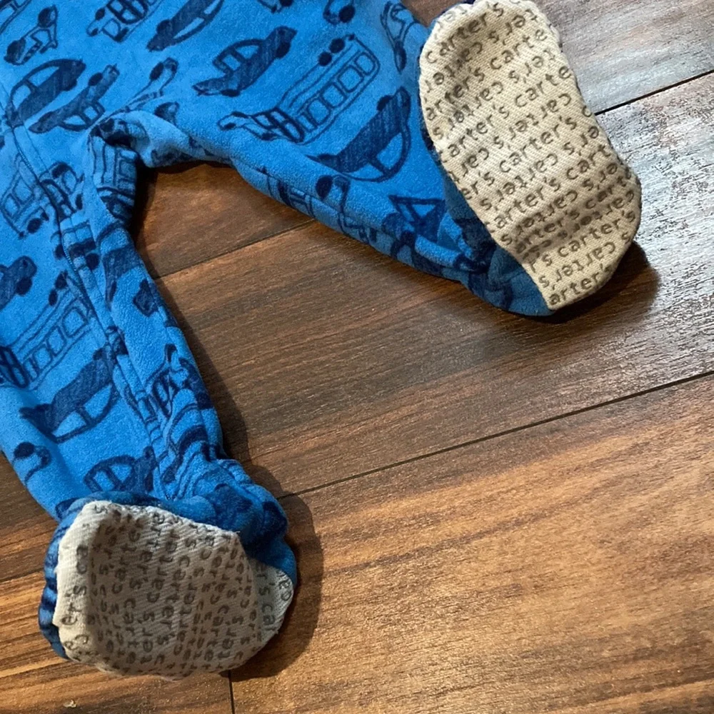 Carter’s Auto Pajamas Blue Size 12 Months